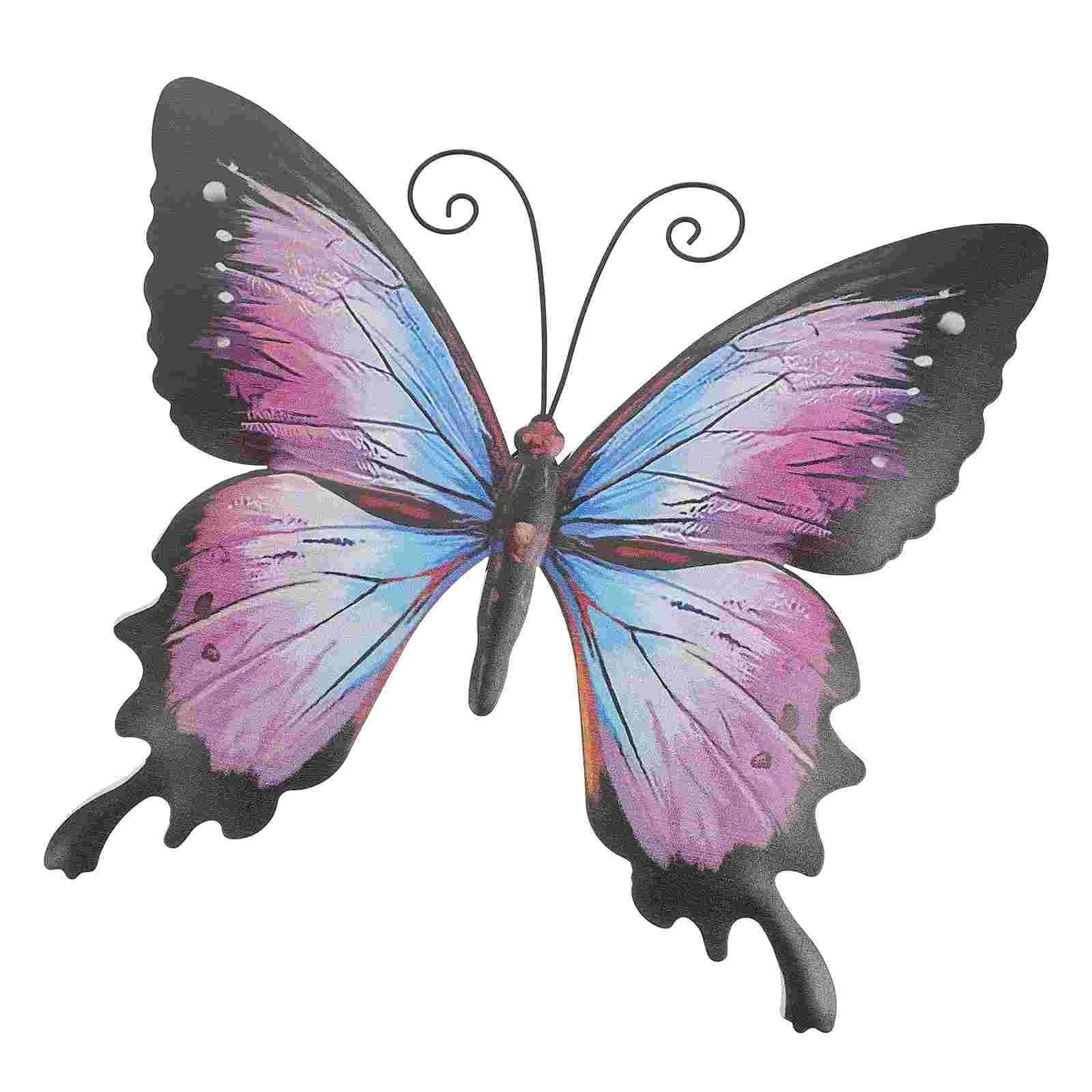 

Butterflies Decoration Ornaments Dream Outdoor Wall Iron Big Butterfly Decorations Wrought Fence Metal