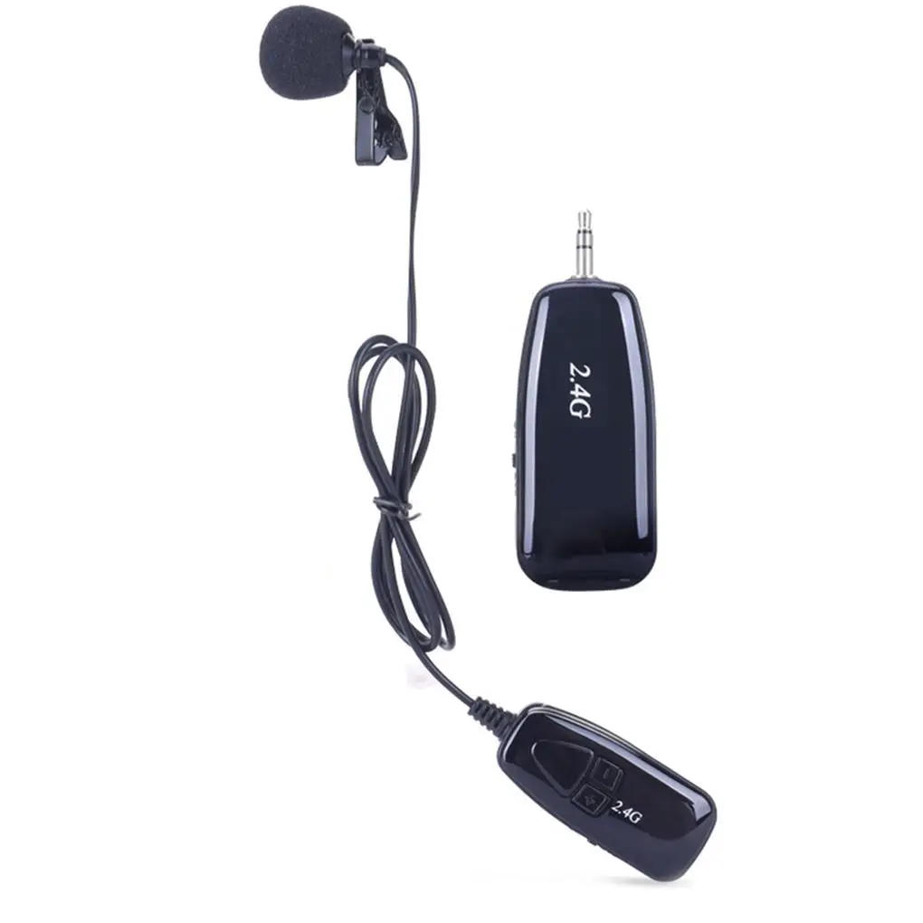 

Портативный микрофон с креплением на лацкане, 2 4G