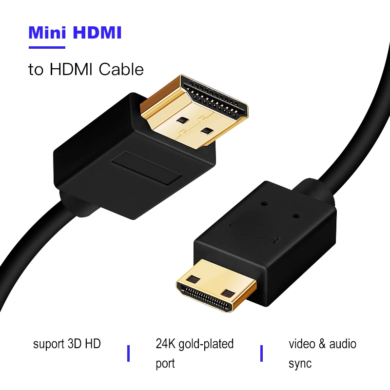 

Hot Sales for Camera Monitor Projector Notebook TV Mini HDMI-compatible Cable 1080p 3D 1m 1.5m 2m 3m 5m High Speed Adapter