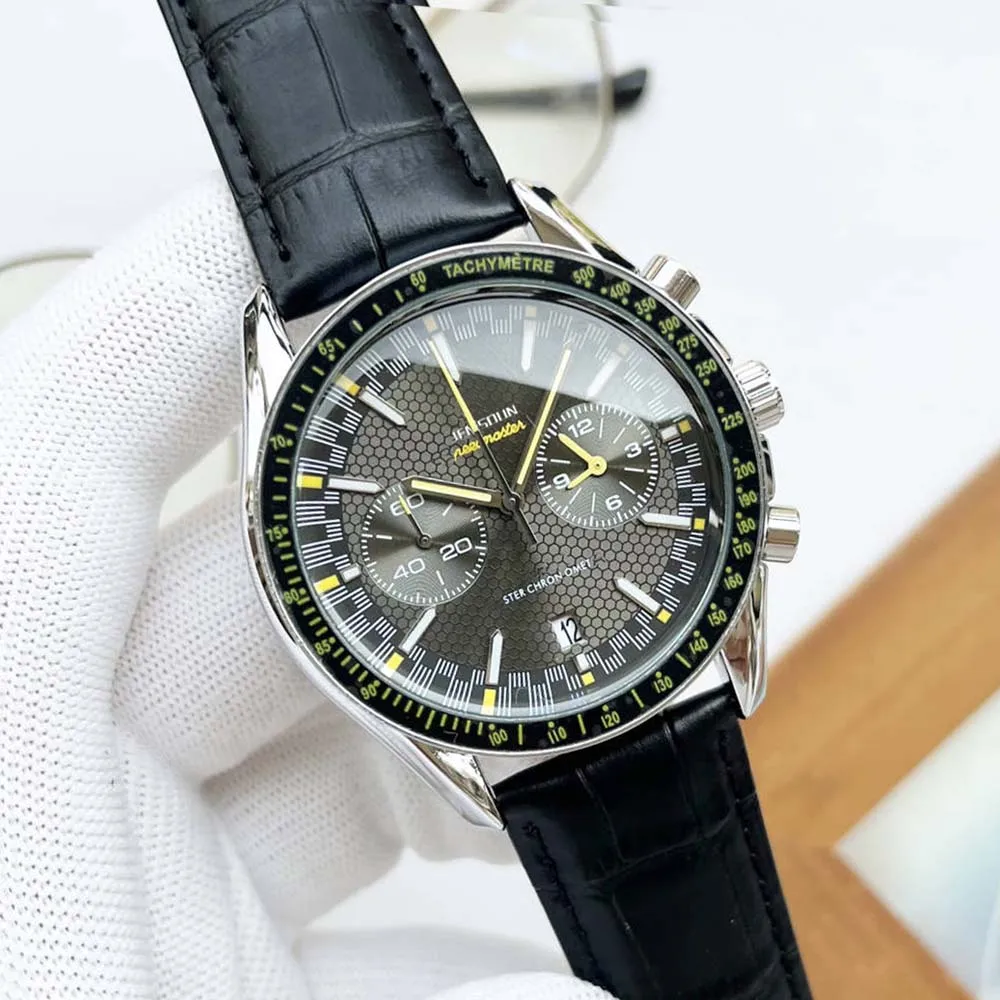 

Часы мужские кварцевые из нержавеющей стали с хронографом и автоматической датой