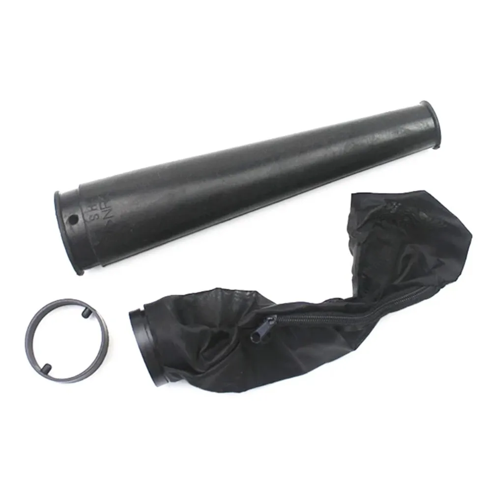 Air Duster Collector Tube Accessory Black Plastic Buckle Dust BagFor Air Blower Vacuum Electric Air Blower Part