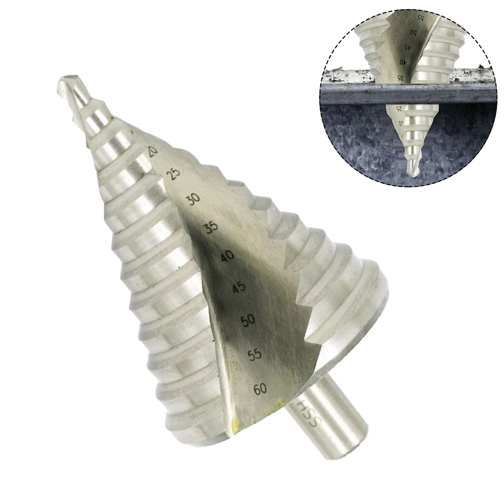 

HSS Titanium Milling Cutter Countersink Step Drill Cone Drill 6-60MM Steel Plate Drill Bit Hole Opener/Reamer Garden Tools