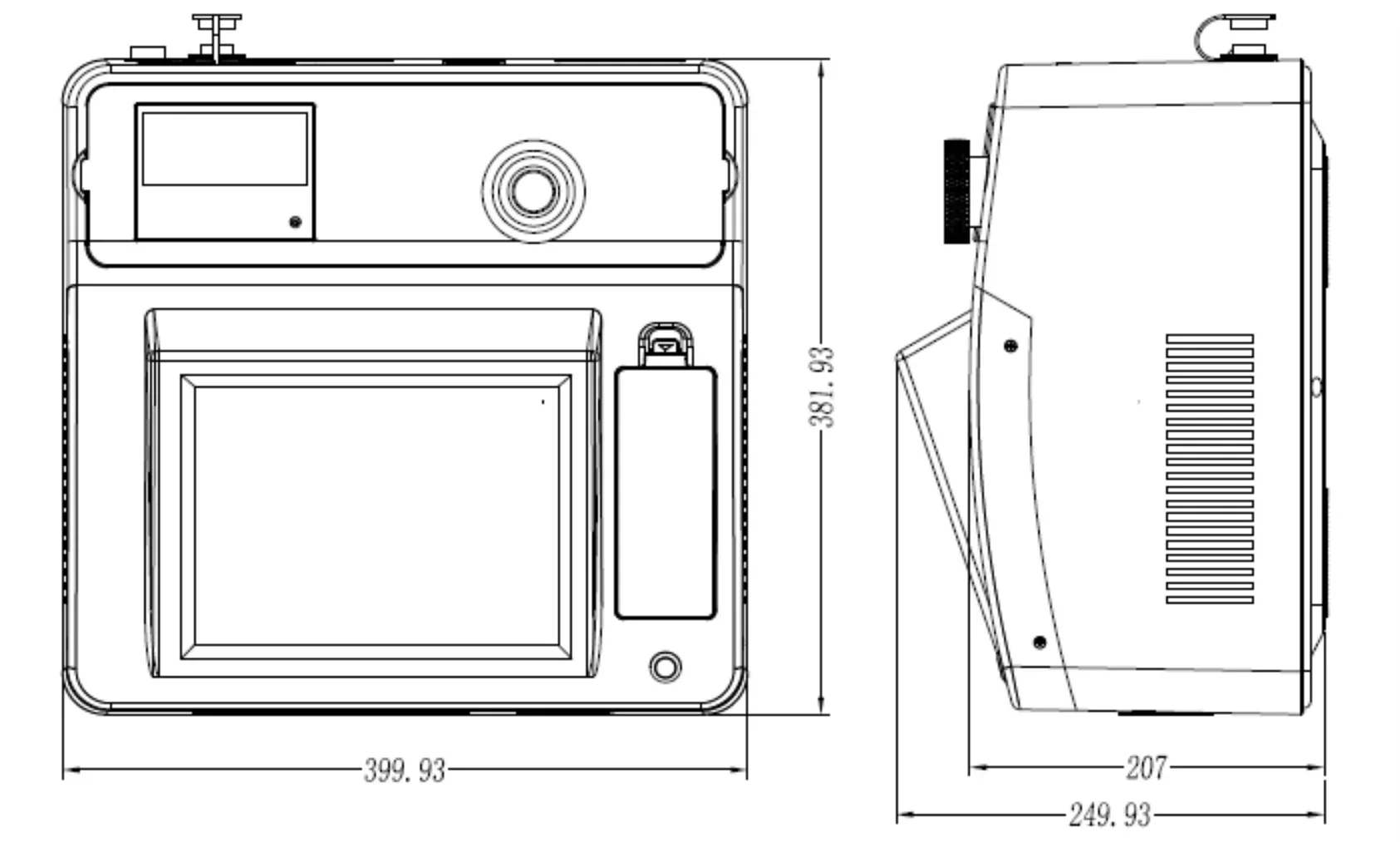 Настольный взрывоопасный детектор лекарств и обнаружение отбора проб. Взрывной