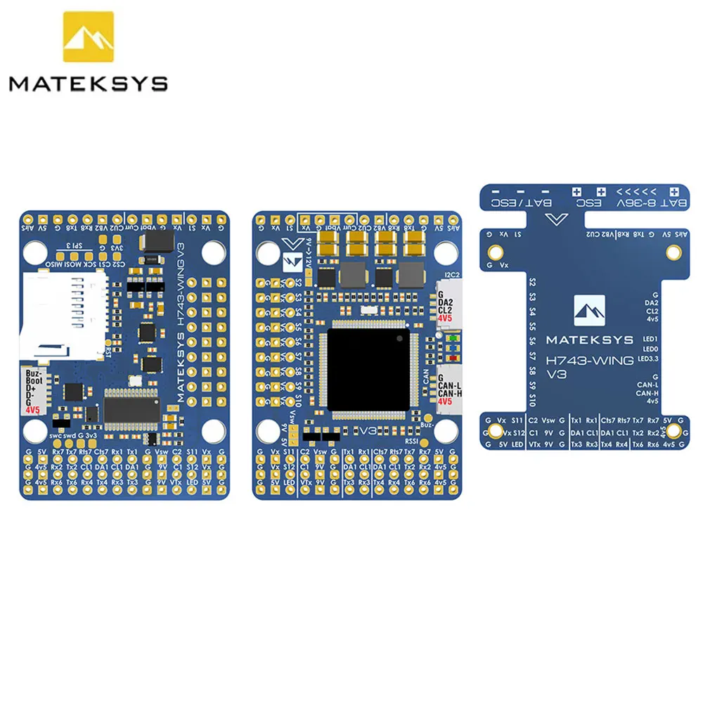 Контроллер полета Matek H743-WING V3 ArduPilot INAV H743 встроенная версия OSD для дрона с