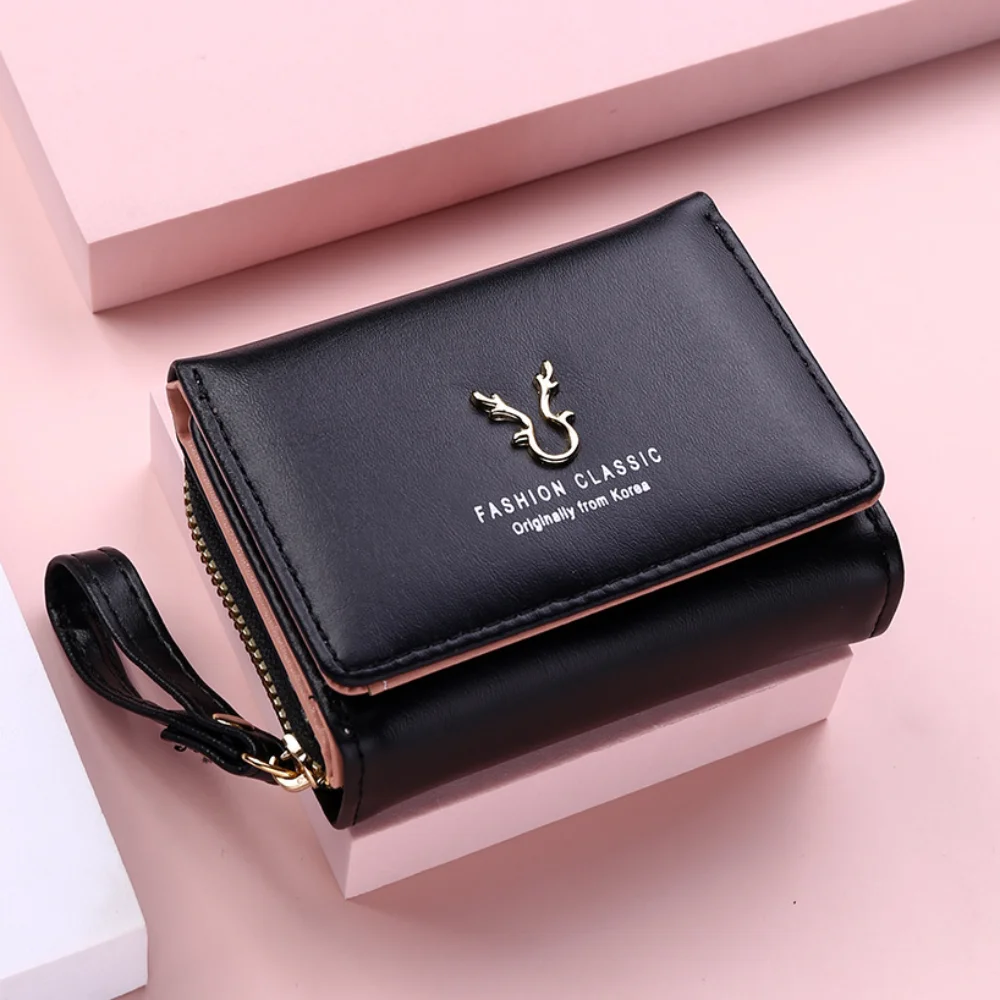 

2022 New Fashion Women's Wallet Short Women Coin Purse Wallets For Woman Card Holder Small Ladies Wallet Female Hasp Mini Clutch