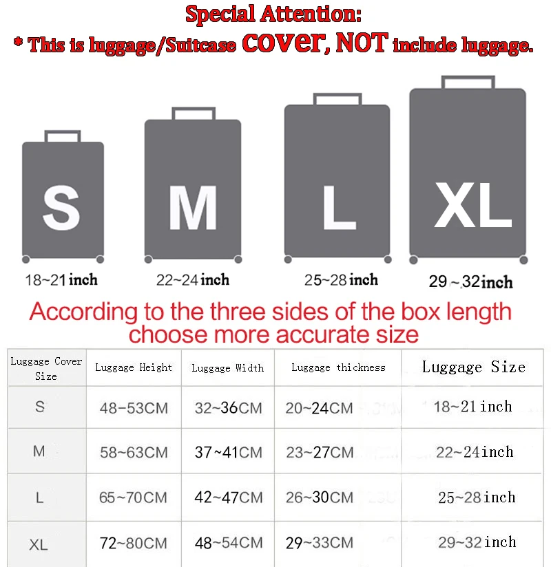 Custom Design Funny Slow Sloth Print Luggage Cover for Travelling Anti-dust Suitcase Cover Elastic Trolley Case Protective Cover
