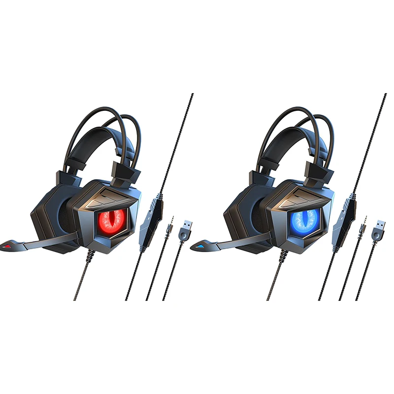 

SY-G15 3.5mm Glow Gaming Headset Wired Headphones PC Notebook with Microphone