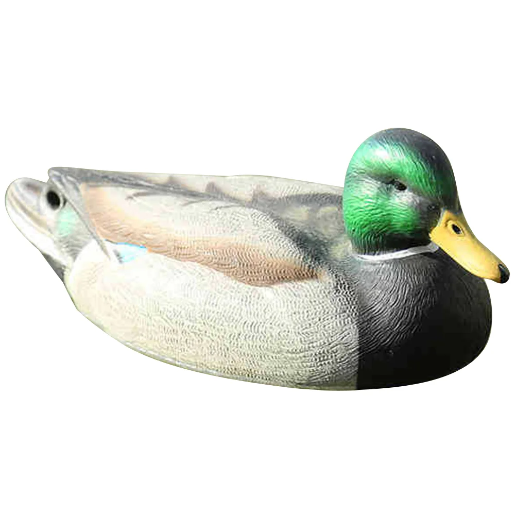 

Garden Duck Decor Realistic Duck Statue Floating Faux Duck Figurine Duck Modeling Bait