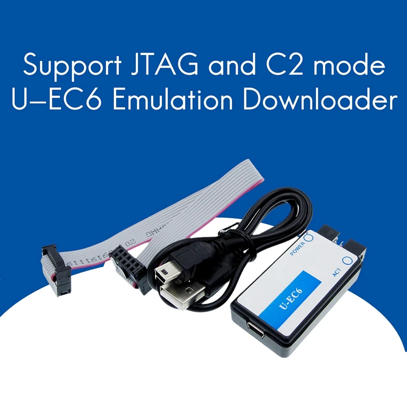 Iot Emulation Downloader U-EC6 EC5 C8051F MCU USB Отладка