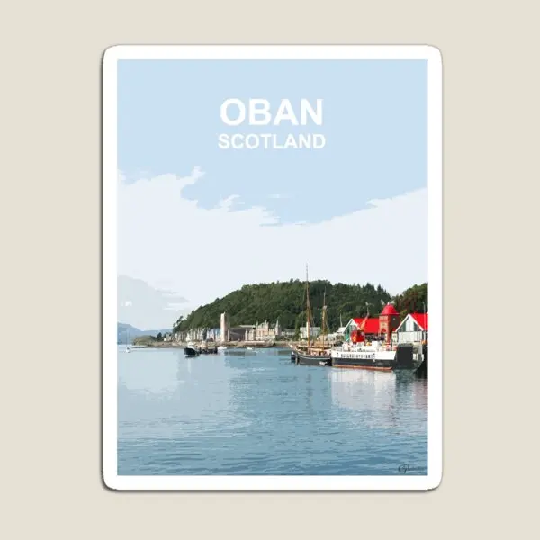 Шотландский шотландский подарок Oban магнит для путешествий милый детский Декор