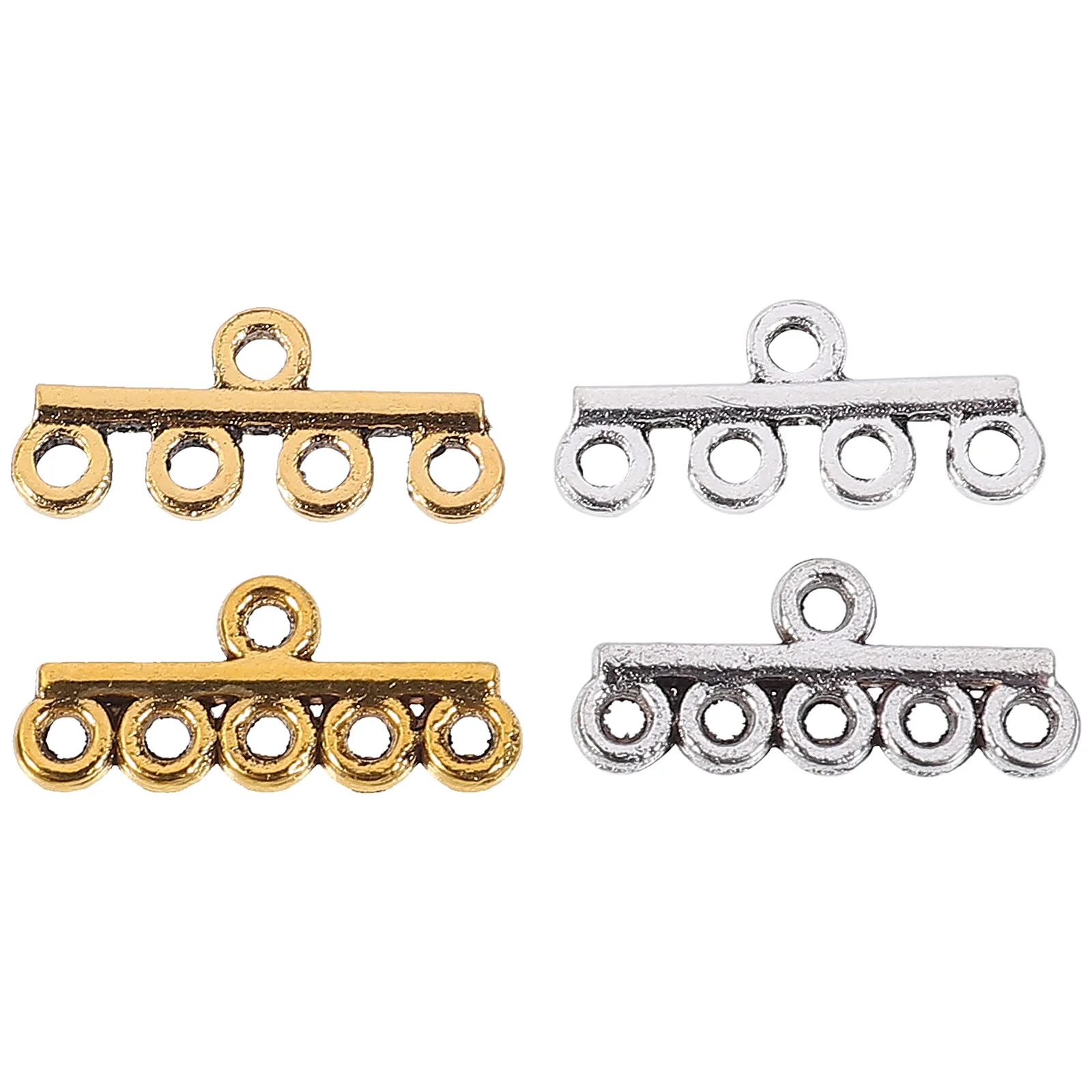 40 Pcs Chain Buckle Necklace Connecting Clasp Connectors Jewelry Clasps Magnetic DIY Craft Bracelet Alloy