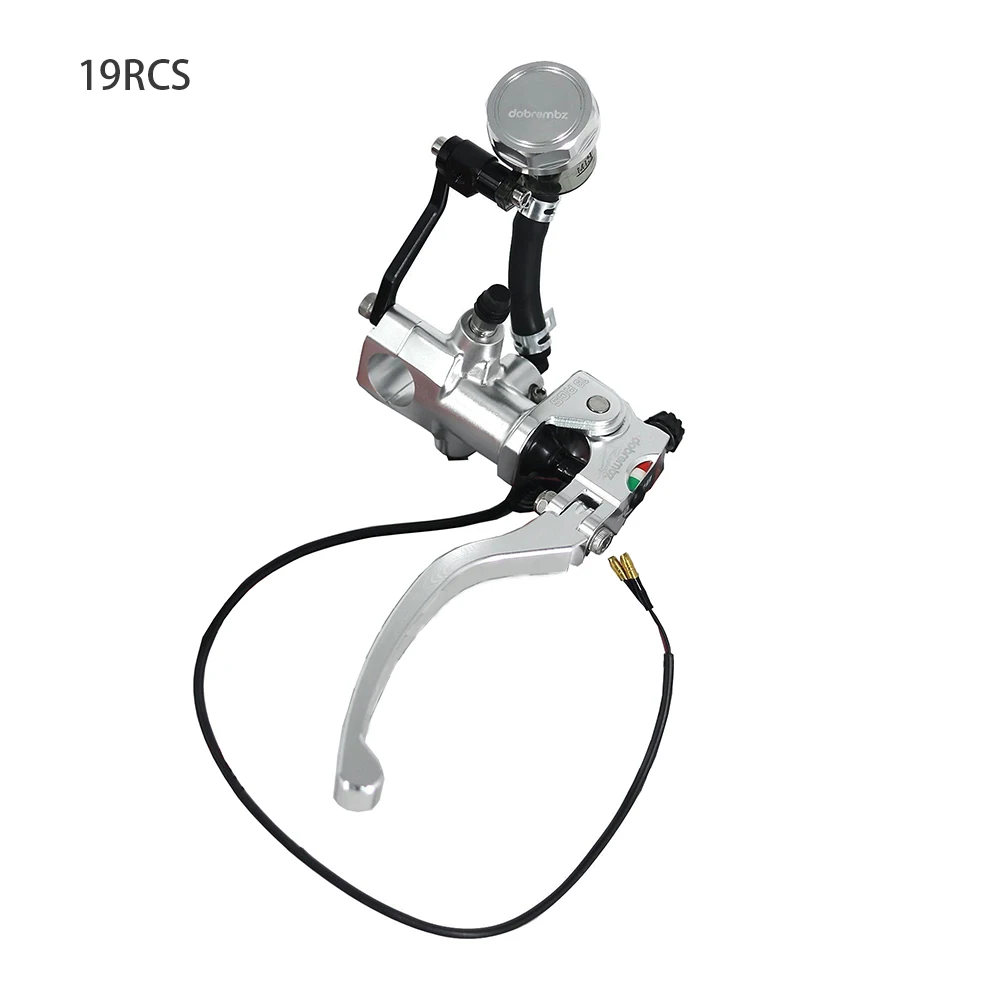 

19RCS правый и 17.5RCS левый мотоциклетный гидравлический насос главного тормозного цилиндра сцепления с ЧПУ из алюминиевого сплава для surron yamaha sherco