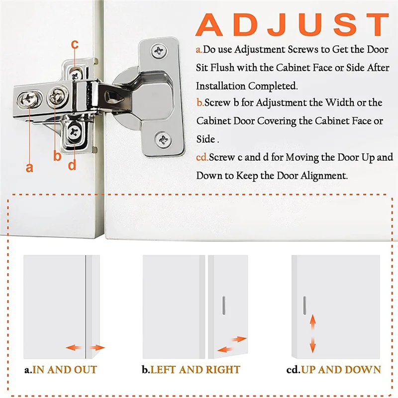 12 шт. многослойные мягкие петли для дверей шкафов 1/2 дюйма 45 мм
