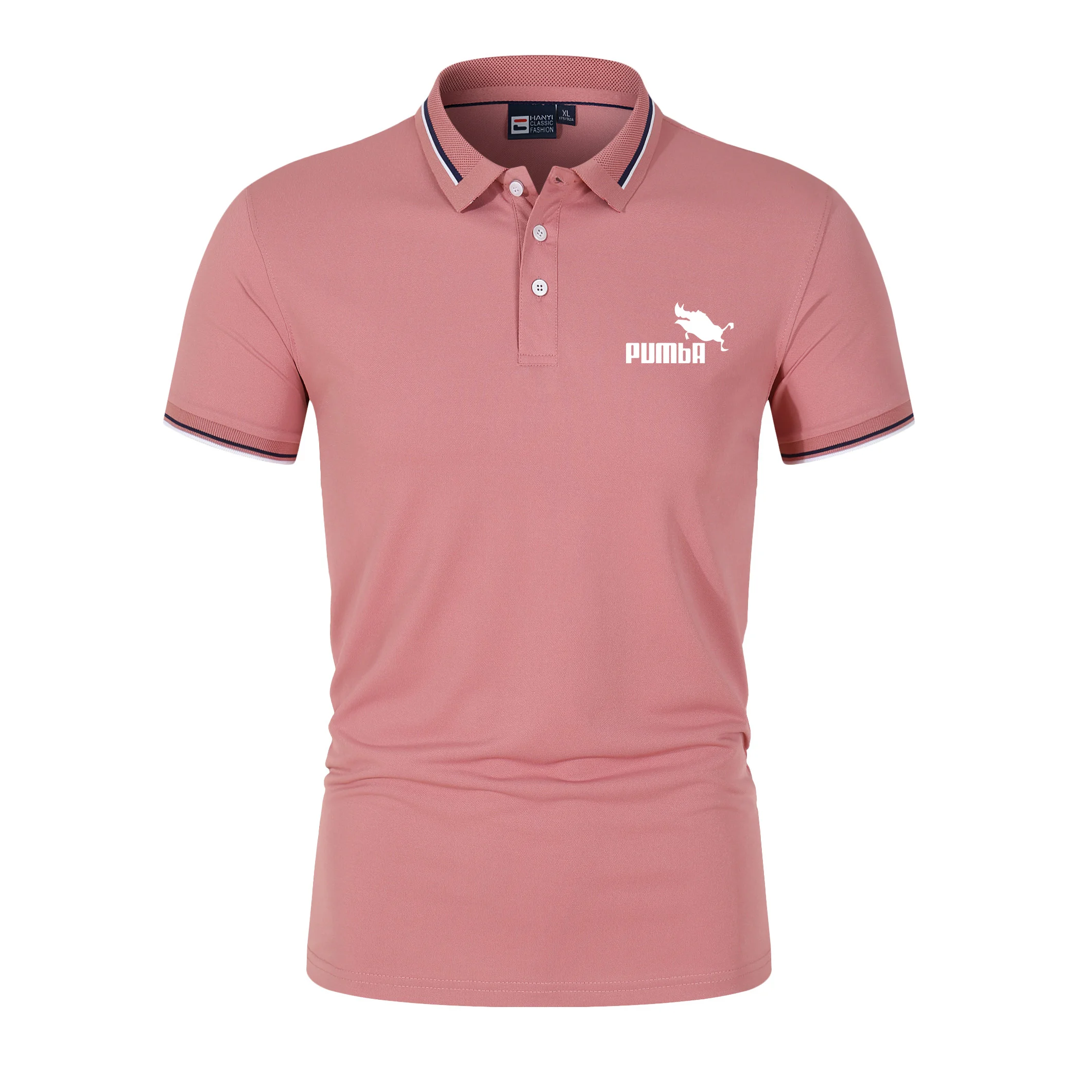 

Summer new men's and women's Polo shirts casual breathable stand-up collar short sleeve fashion outdoor sports top T-shirt