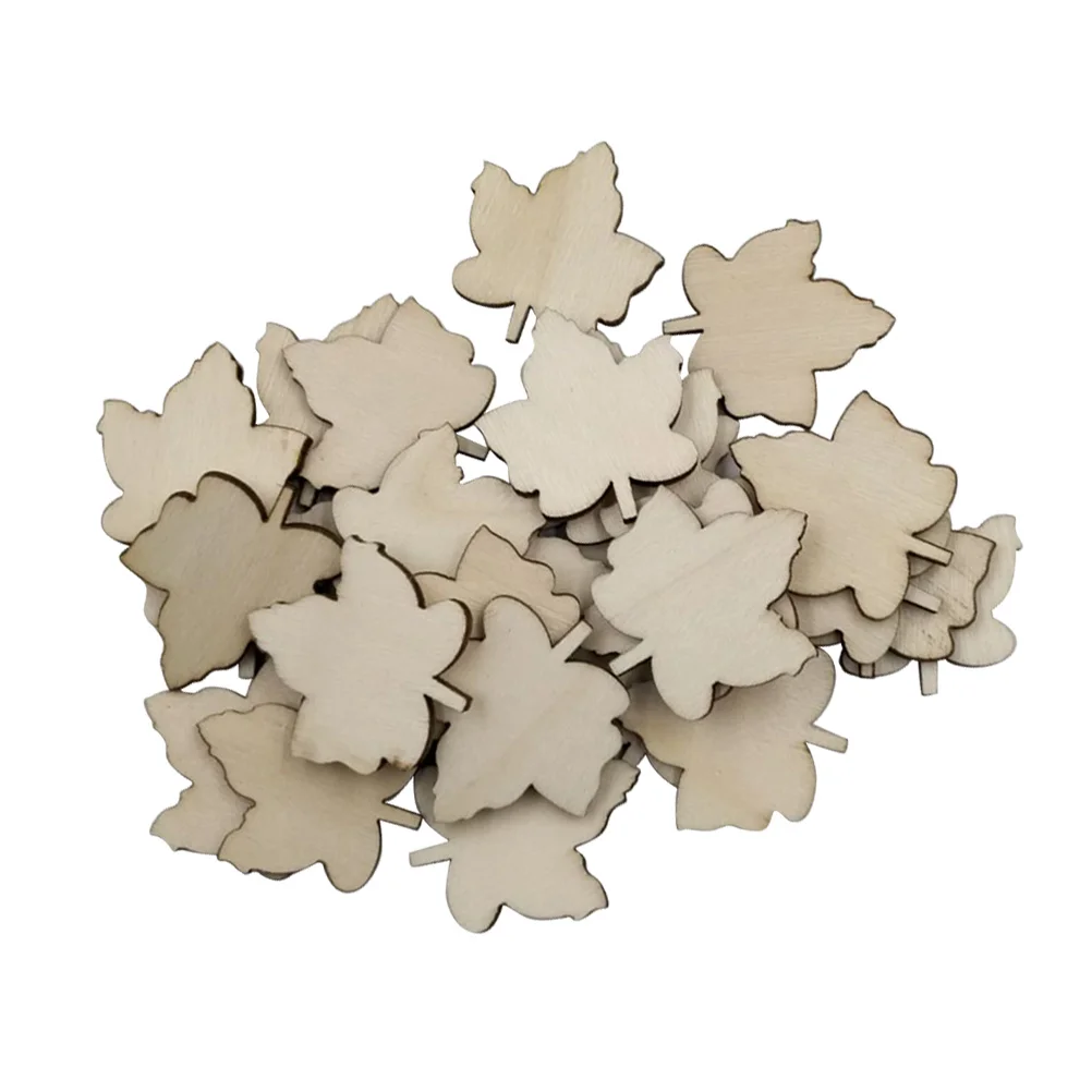 

Leaf Wooden Cutouts Wood Maple Natural Party Home Thanksgiving Slices Craftsshapes Gift Tags Craft Diy Fall Ornaments Unfinished
