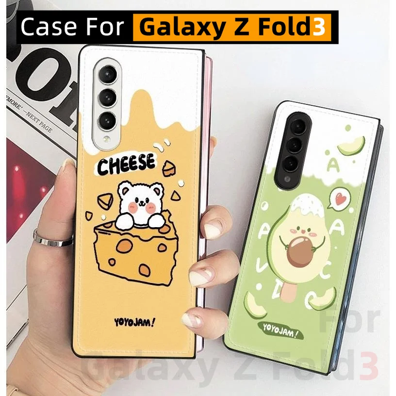 

Для Samsung Galaxy Z Fold3 Case, Galaxy Z Fold 3 5G Case Pu