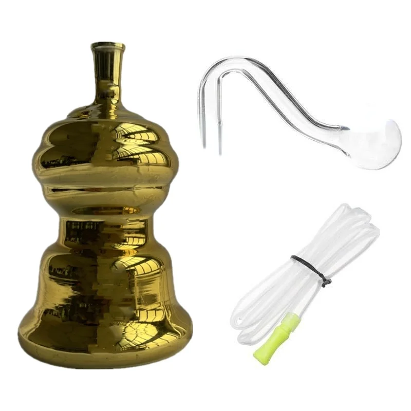 

4.7" Tricolor Led Light Glass Smoking Hookah Hose Accessories Hook Accessories Unique Glass Smoking Pipes Cigarette Holder