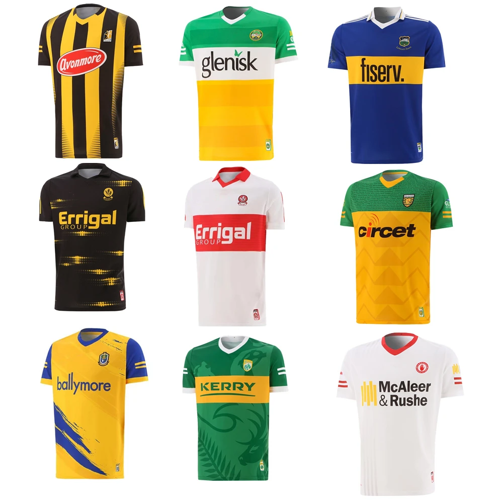 

2022 2023 GAA jersey wexford Tyrone tipperary Roscommon offaly Meath Kilkenny Kerry Dublin Donegal derry Ireland gaa shirt