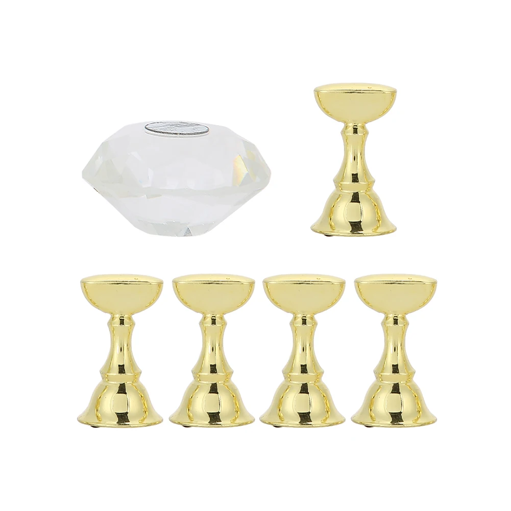 

Nail Holder False Nail Tip Practice Stand Crystal Base Holder Nail Art Display Manicure #2