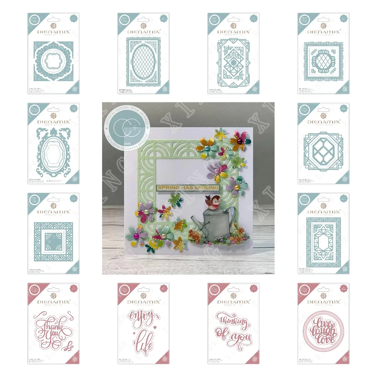 

A5 Ornate Oval Frame Thinking of You Enjoy Life Ornate Circle Deco Iron Square Cutting Dies Diy Craft Paper Card Embossing Molds