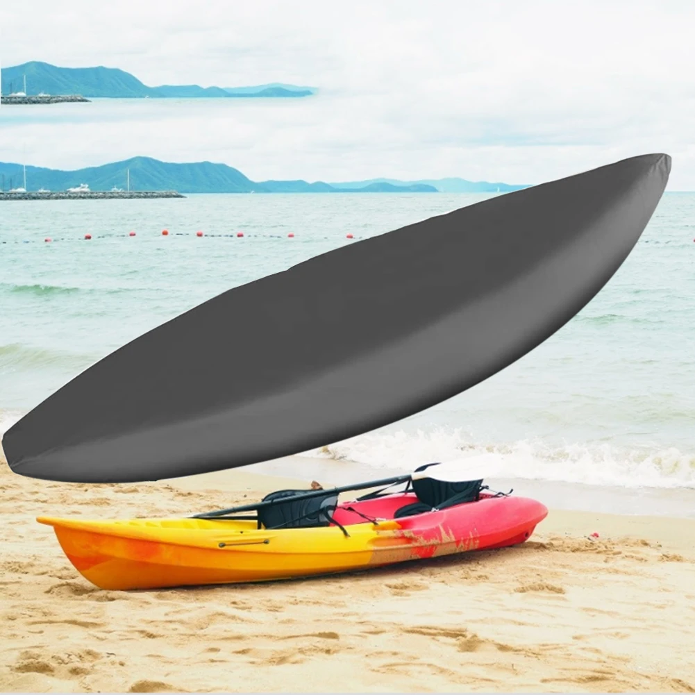

1pc Universal Kayak Dust Cover 210D Waterproof Anti-UV Canoes Boat Dust Shield Storage Cover Rainproof Protector