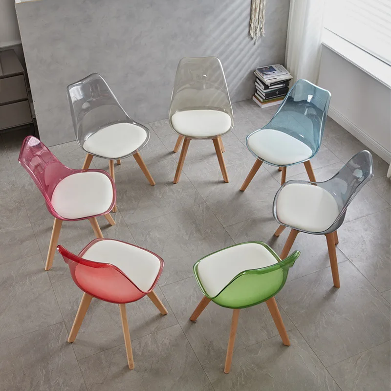 

Прозрачное обеденное кресло, обеденные Стулья, офисное кресло, Скандинавская легкая мебель, Стулья Для офиса