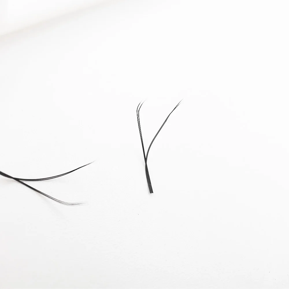 WeenWeave YY ресницы для наращивания 6 мм 7 16 Y-образные 2D 0 07 из искусственной норки C/D