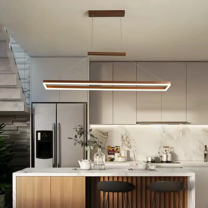 Скандинавские прямоугольные алюминиевые светодиодные потолочные люстры золото