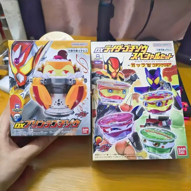 Фото Bandai Kamen Rider Gabe Dx Series Spiry Специальный набор с чашкой-пудингом Повязка Токуцу Фигурка Игрушка Коллекционные подарки №2