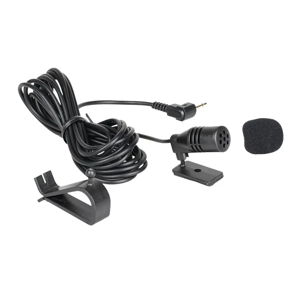 

Профессиональный автомобильный аудиомикрофон, разъем 3,5 мм, стереомикрофон, мини внешний микрофон, проводной микрофон для ПК, автомобиля, DVD...