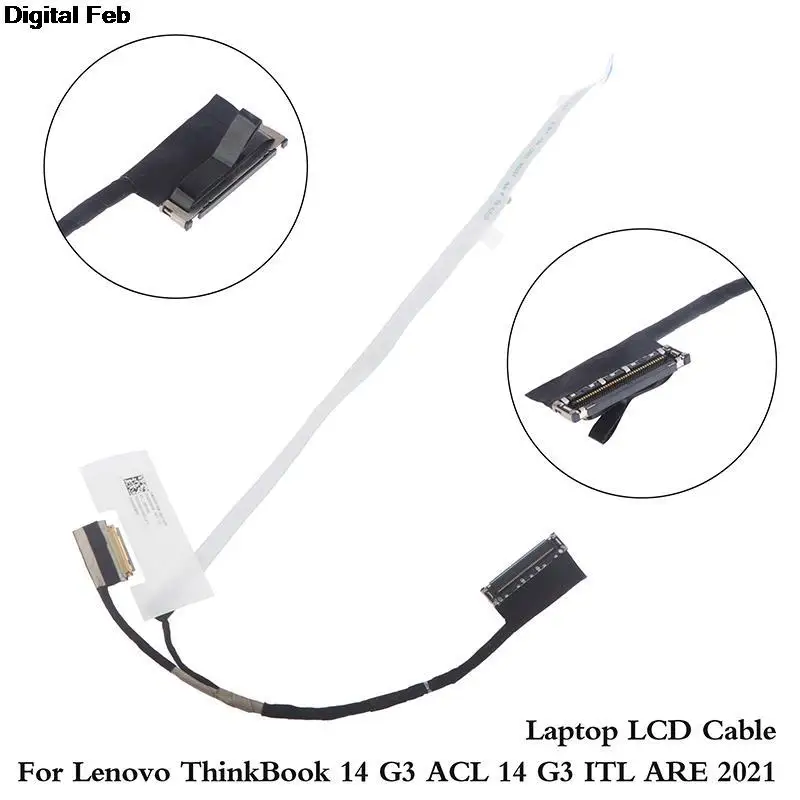

1 шт., гибкий кабель для ЖК-экрана ноутбука Lenovo ThinkBook 14 G3 ACL 14 G3 ITL 2021