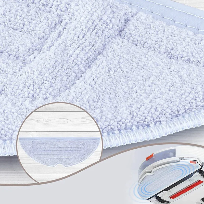 

24 Pcs Mop Cloth For Xiaomi Roborock S7 S7+ S7 Maxv S7 Maxv Plus S7 Maxv Ultra Q7 Max+ Series Robot Vacuum Cleaner Parts