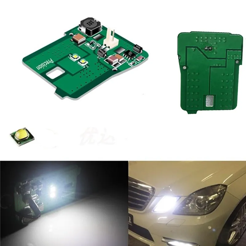 

2 шт. Ксеноновые белые светодиодсветодиодный парковочные огни для Mercedes Benz W212 E-Class E350 E550 E63 AMG C207 A207 W207 2010-2013