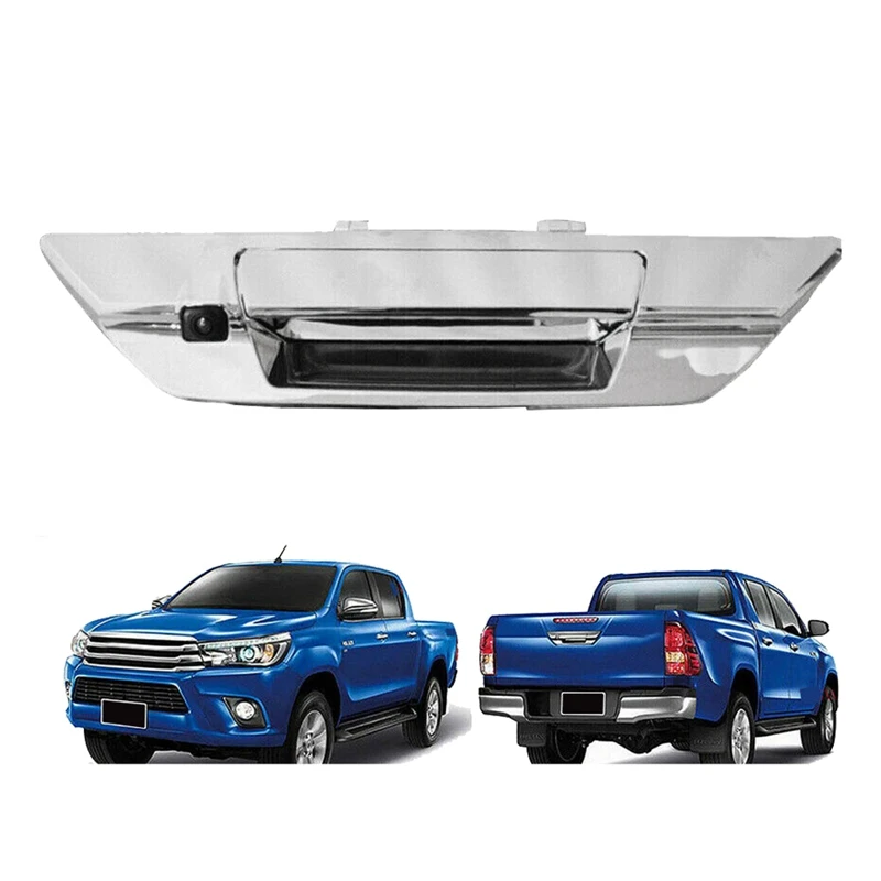 

Car Rearview Backup Camera Tailgate Handle Camera Night Vision For Toyota Hilux Revo Vigo Limited Invincible 2015-2019