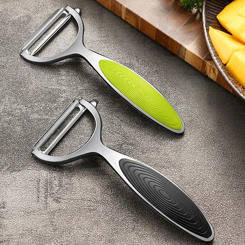 

Stainless Steel Vegetable Peeler Potato Peeler Multifunctional Carrot Grater Fruit Knife Tool Kitchen Accessories Furniture Supp