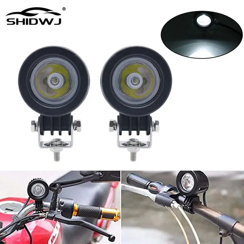 

Противотуманная фара для внедорожника, мотоцикла, лодки 4x4 ATV, алюминиевый прожектор, водонепроницаемая, срок службы 1 шт., 3 дюйма, 10 Вт