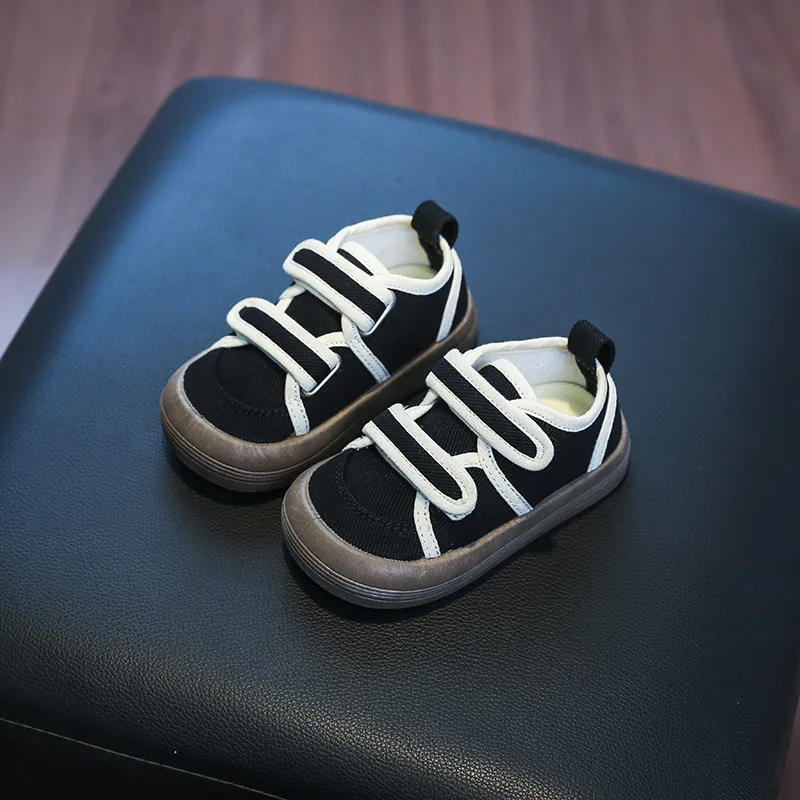 

Infant Toddler Shoes Baby Girls Boys Canvas Shoes Kids Soft-soled Anti-Slippery Comfortable Children Casual Shoes Size 19-28
