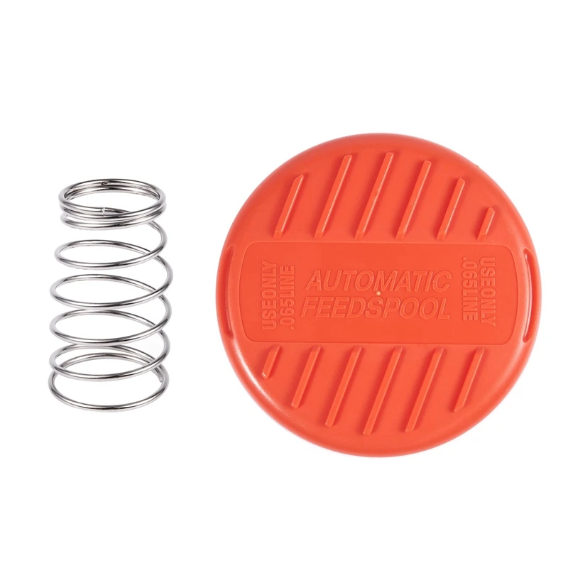 

3X Spool Cap And Spring To Fit Black + Decker Weed Eater Trimmer Dual Line
