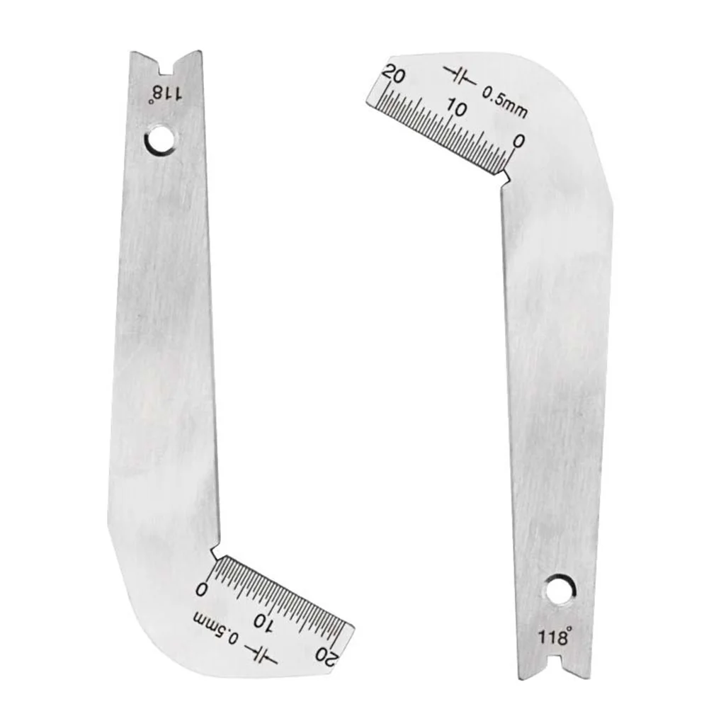 

Bit Pattern Drill Template Gauge Welding Inspect Tool Weld Drill Bit Measurement U1JB