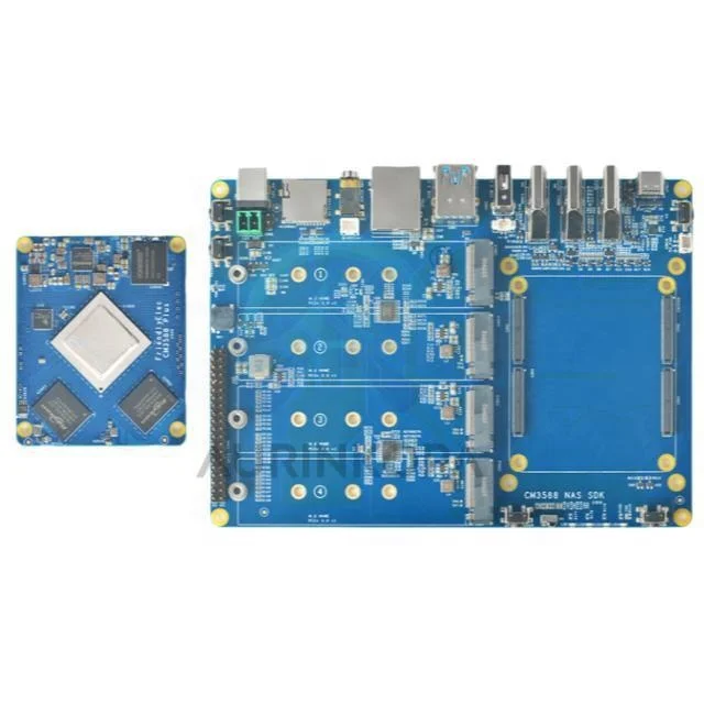 Фото CM3588 Plus-NAS-Набор для разработки RK3588 64-битный LPDDR5 16 ГБ/32 ГБ ОЗУ + 64 ГБ/256 ГБ ПЗУ Обчислительный модуль + Основная плата + Корпус + Вентилятор + Радиатор №1