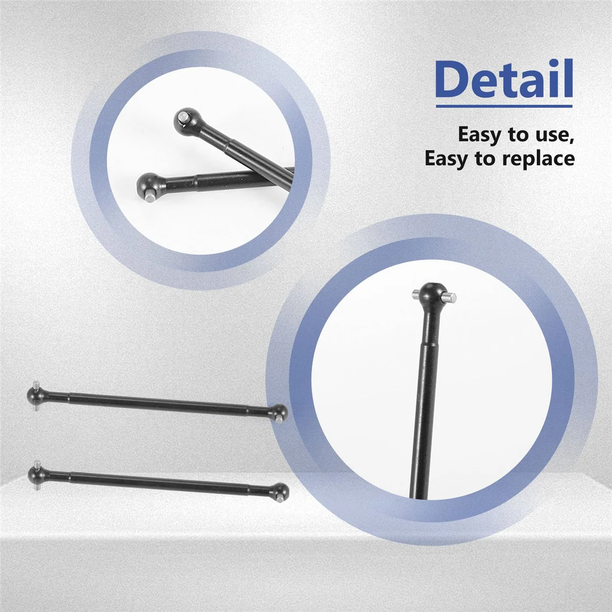 Металлический задний приводной вал Dogbone 7191 для ZD Racing DBX-10 DBX10 10421-S 9102 1/10 запчасти