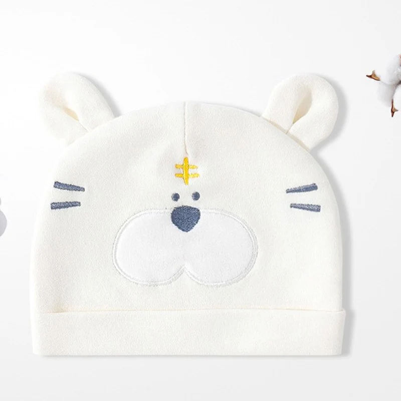 

Детская шапка с тигром, 100% хлопок, на возраст 0-6 месяцев