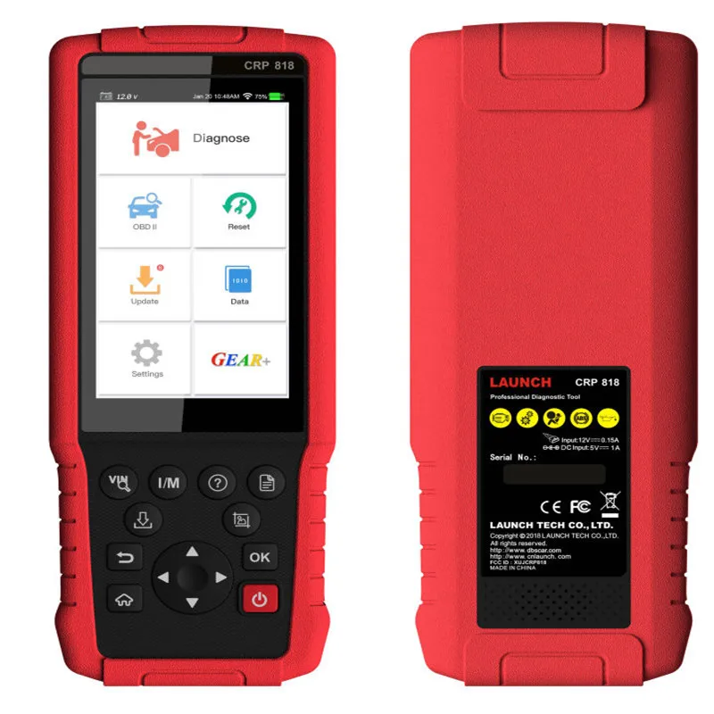 

2018 newest Launch car diagnostic machine CRP818 obd2 scanner Customized auto diagnostic tool CRP818