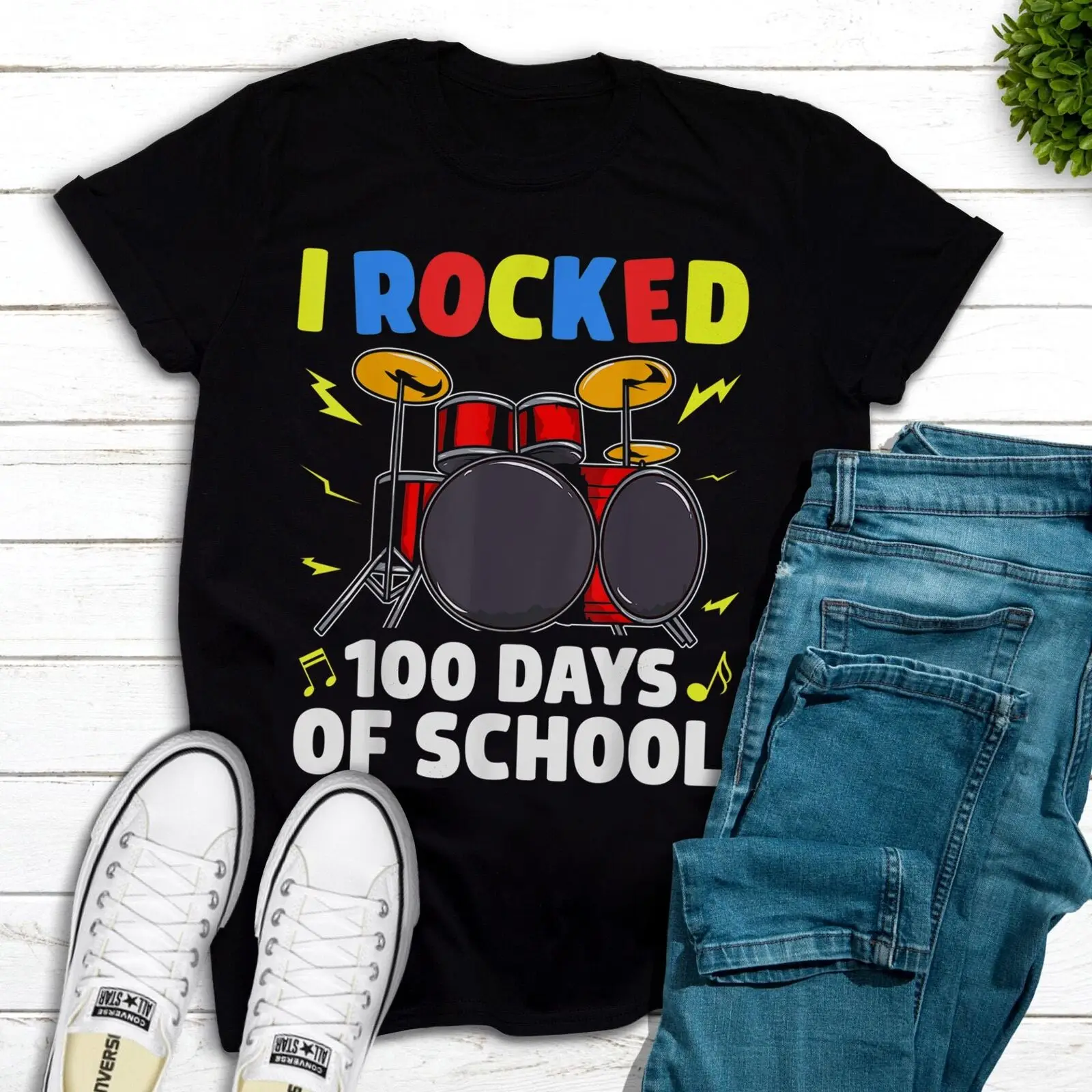 Футболка с надписью Happy 100th Day of School 100 дней