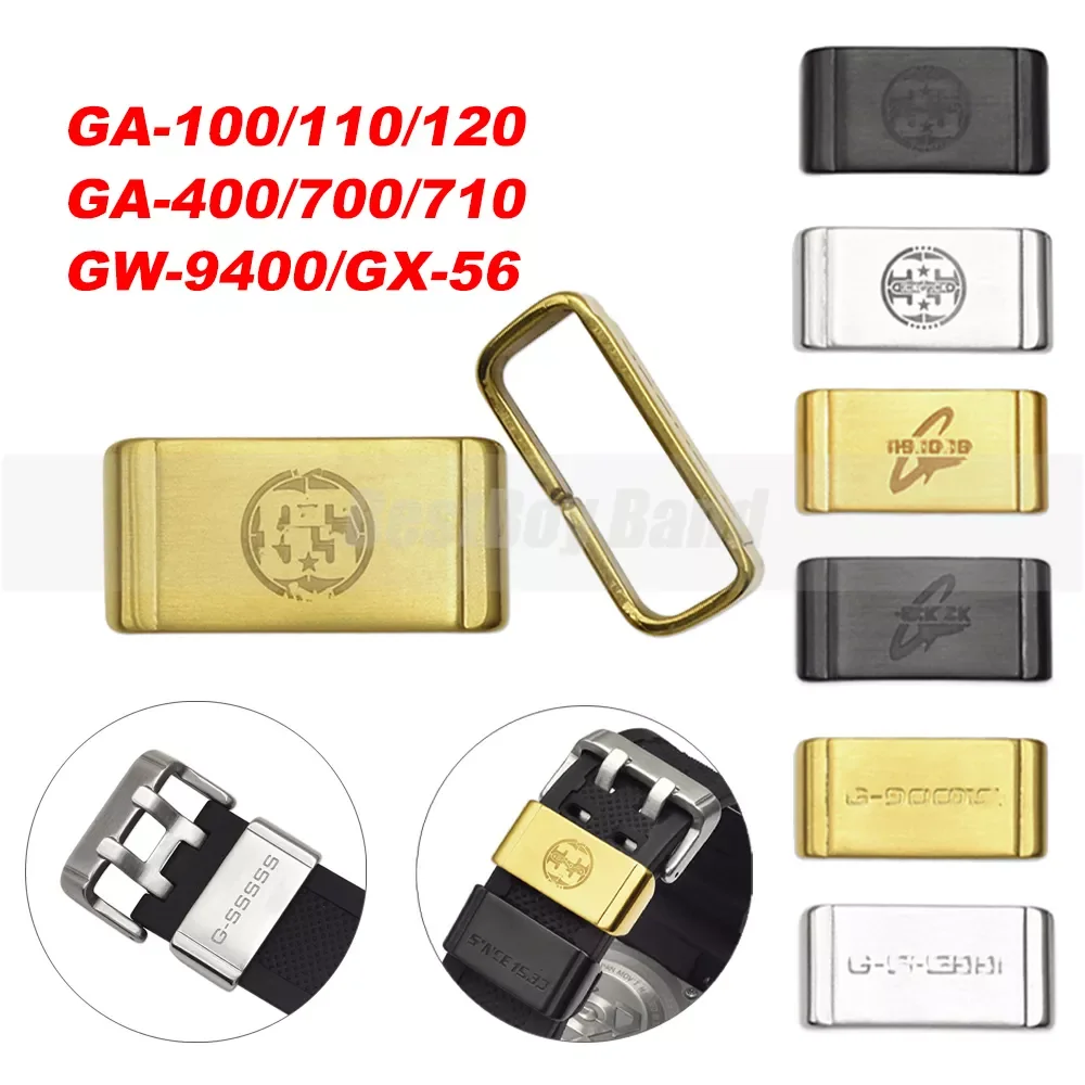 

18mm 20mm 22mm Stainless Steel Watch Band Buckle Loop Hoop Holder Ring Accessories for GA-110/400 GD-100 DW-5600 GW-M5610 GX-56