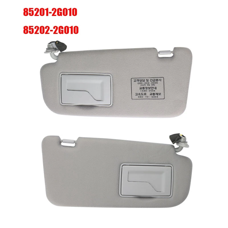 

Car Inner Sunshade Sun Shield Sunvisor Sun Visor Gray LH RH For Kia Optima Magentis 2006-2010 852012G010QW 852022G010QW