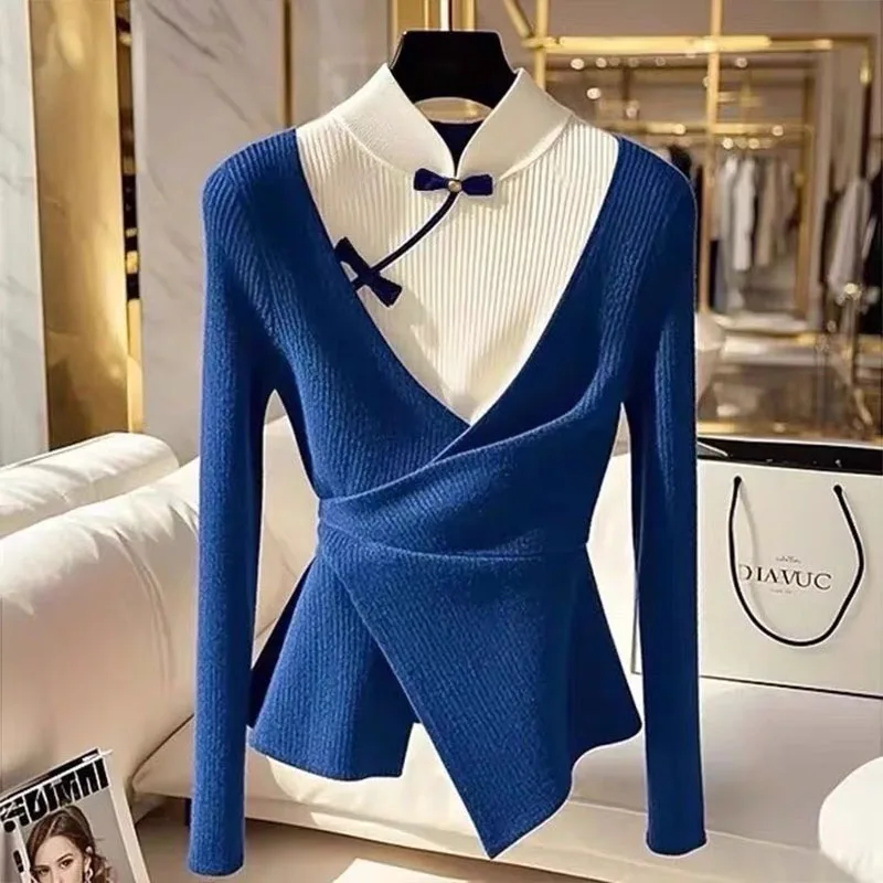 Осень-зима новые винтажные шикарные пуловеры на пуговицах модные искусственные