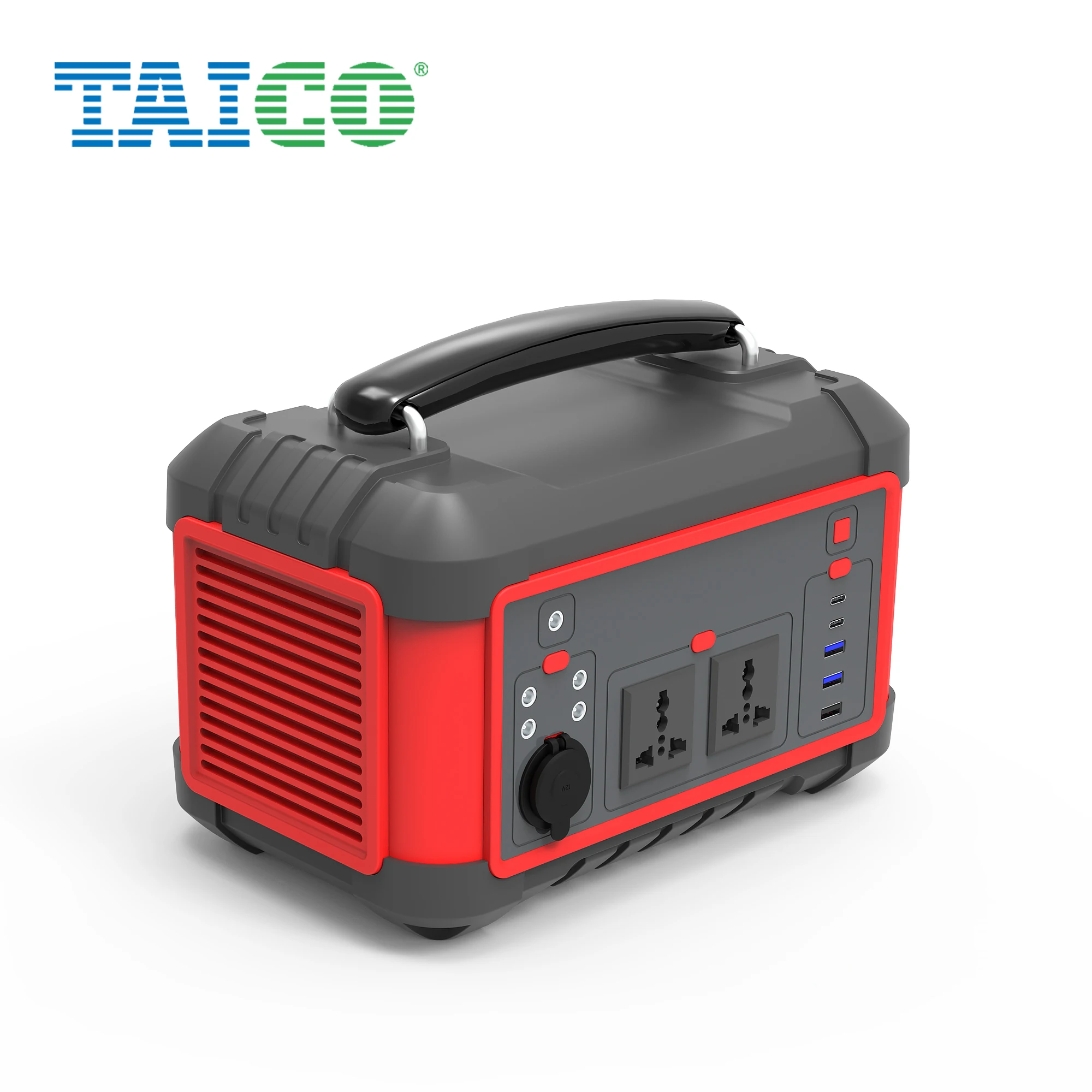 

High Power 640WH 600W Portable Power Station AC 110V Outlet Solar Charging 12V/24V DC USB Home Emergency Backup Power Generator