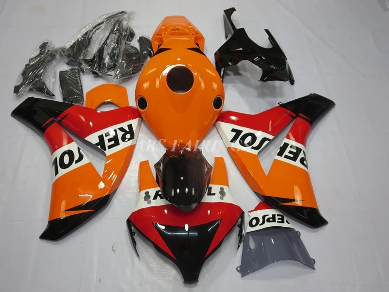 

New ABS Motorcycle Fairings Kit Fit For HONDA CBR1000RR 2008 2009 2010 2011 08 09 10 11 Bodywork Set Orange Red