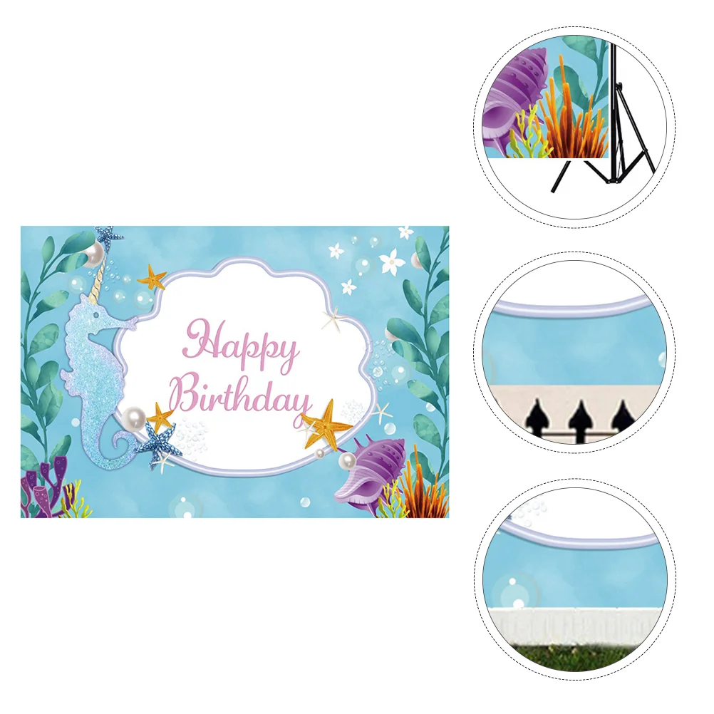 

1Pc Photo Background Photo Prop Birthday Backdrop Background Cloth for Decor Party